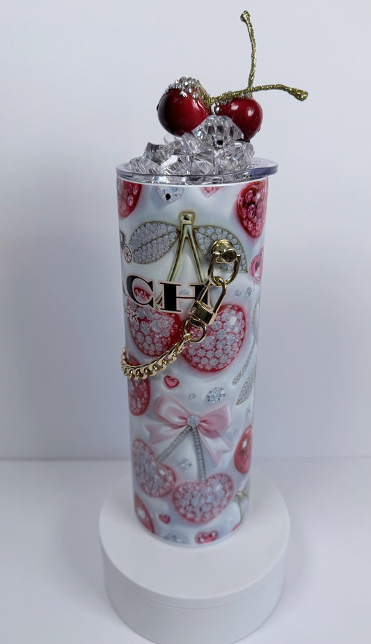 Handbag Chain Tumbler, Stainless Steel Double-Walled Design