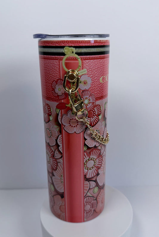 Handbag Chain Tumbler, Stainless Steel Double-Walled Design
