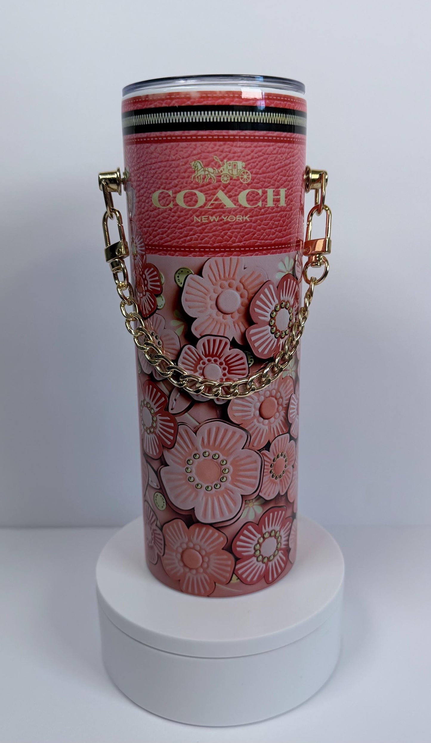 Handbag Chain Tumbler, Stainless Steel Double-Walled Design