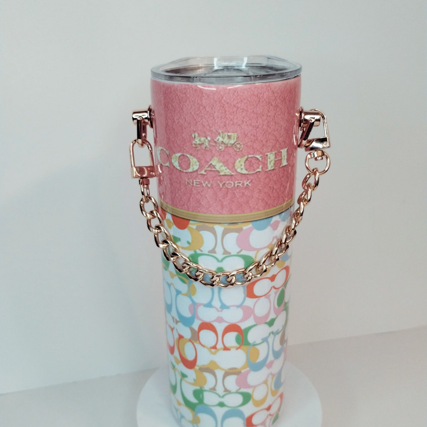 Handbag Chain Tumbler, Stainless Steel Double-Walled Design