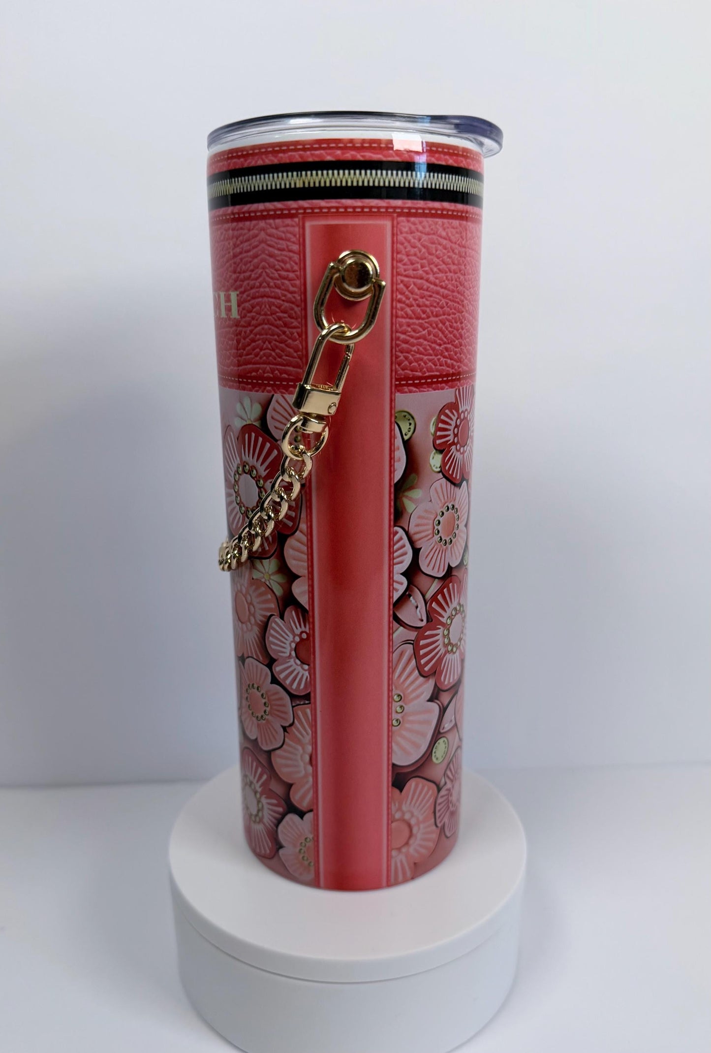 Handbag Chain Tumbler, Stainless Steel Double-Walled Design