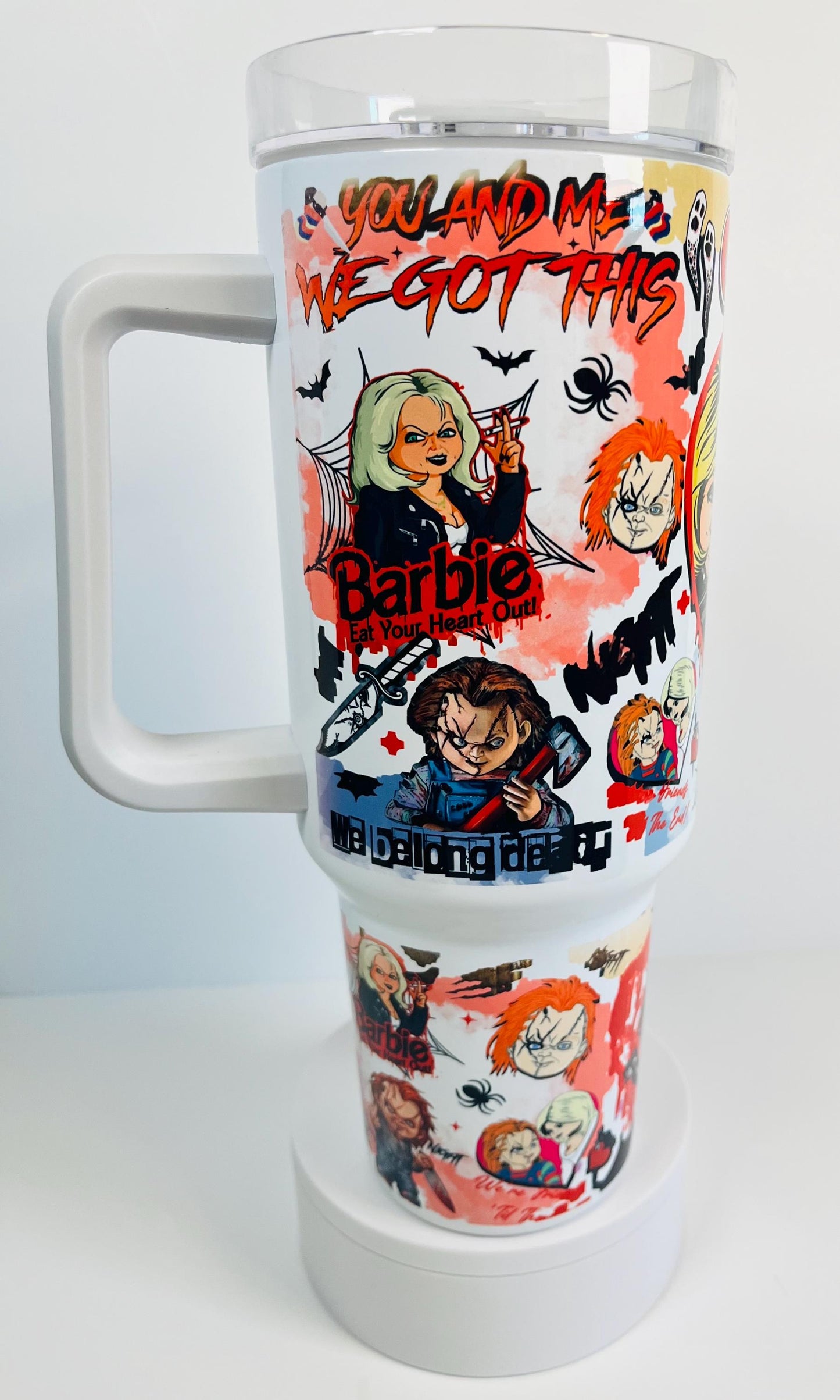 Chucky and Tiff 40oz tumbler