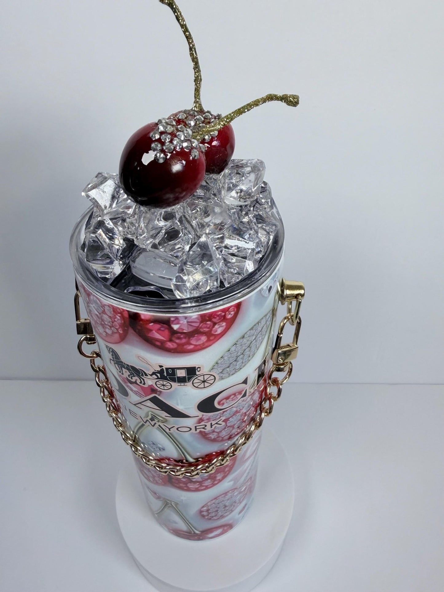 Handbag Chain Tumbler, Stainless Steel Double-Walled Design