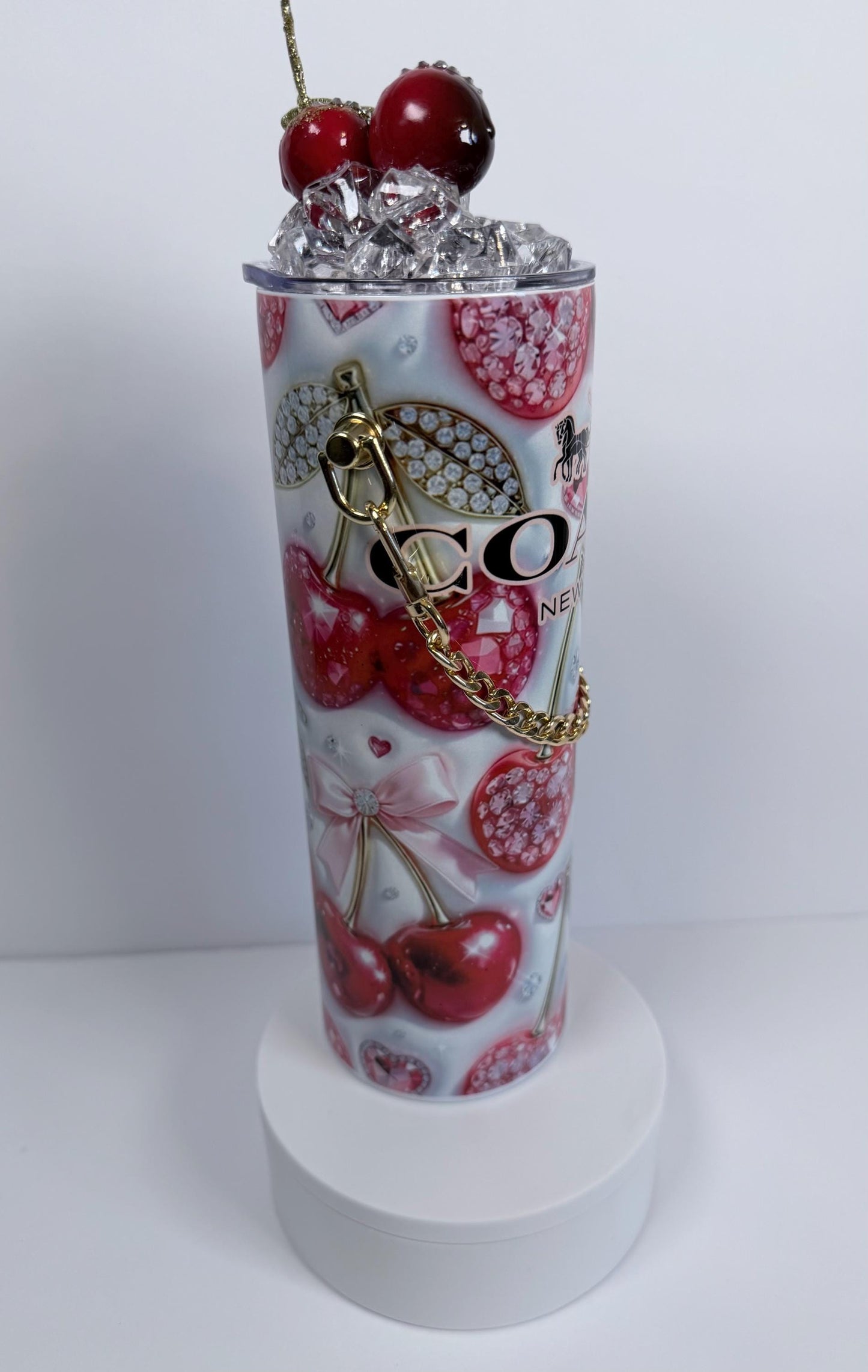 Handbag Chain Tumbler, Stainless Steel Double-Walled Design