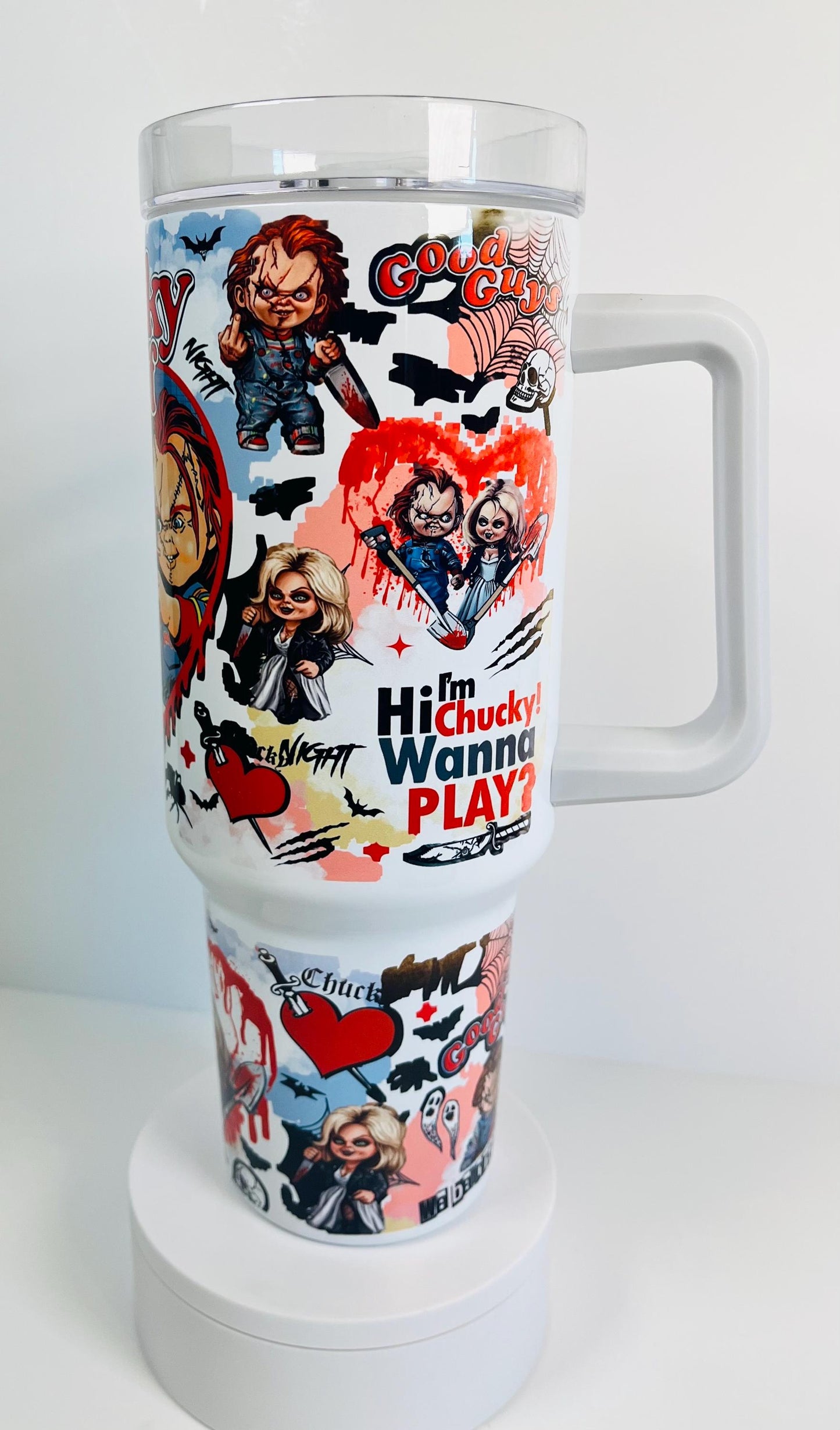 Chucky and Tiff 40oz tumbler